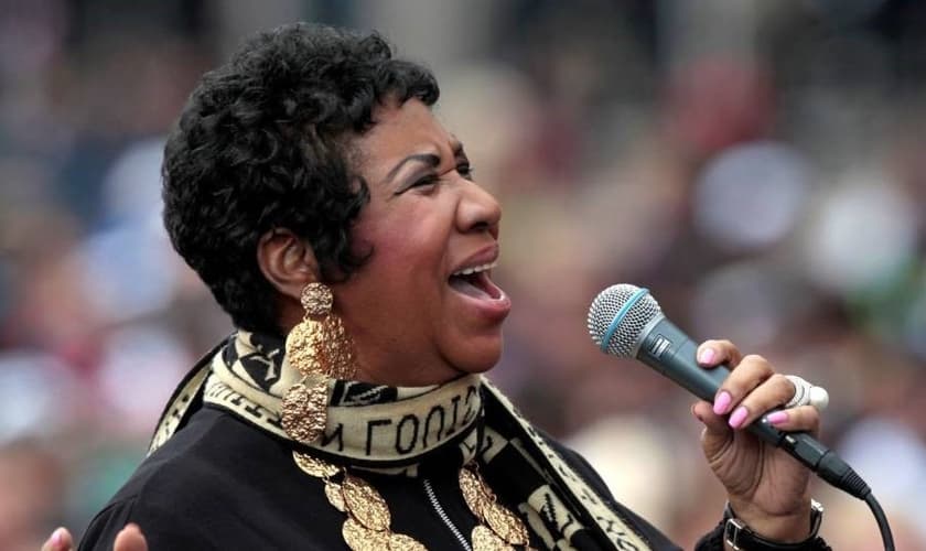 Aretha Franklin, durante uma apresentação em Detroit em 2011. (Foto: JEFF KOWALSKY / EFE)