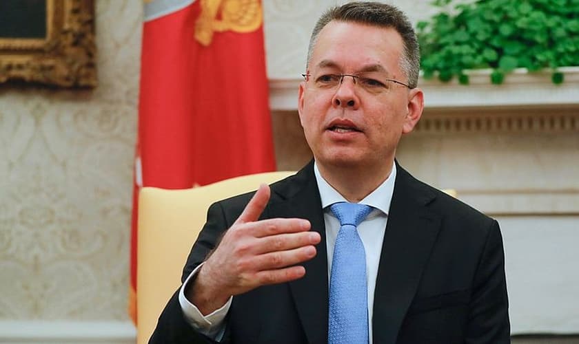 O pastor Andrew Brunson foi solto da Turquia após mais de dois anos preso sob falsas acusações. (Foto: Reprodução)