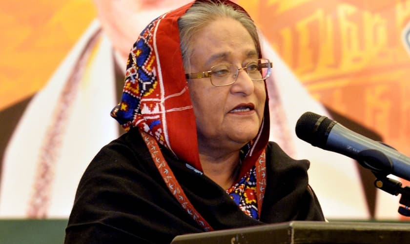 Sheikh Hasina, a primeira-ministra de Bangladesh. (Foto: Reprodução)