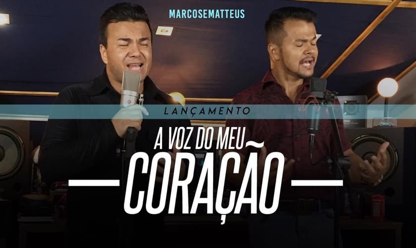 Marcos e Matteus esperam que a música alcance corações e seja mais um sucesso abençoando vidas. (Foto: Divulgação).