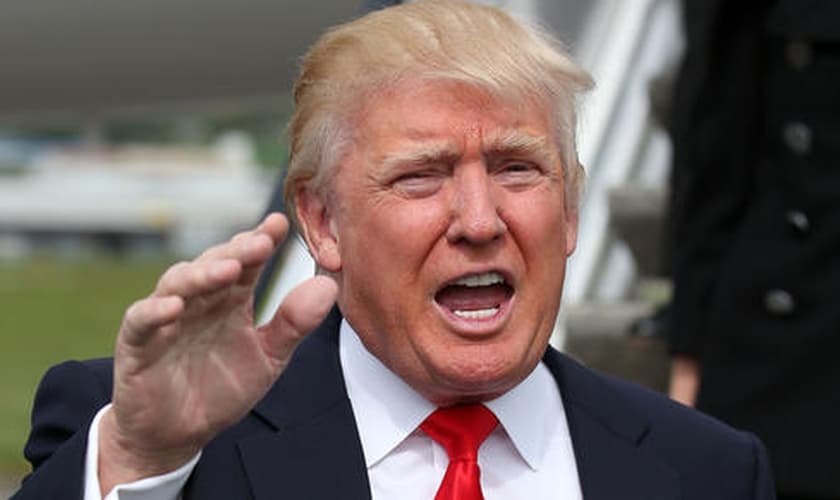 Presidente Donald Trump discursa no Dia da Liberdade Religiosa. (Foto: Divulgação/Premier)