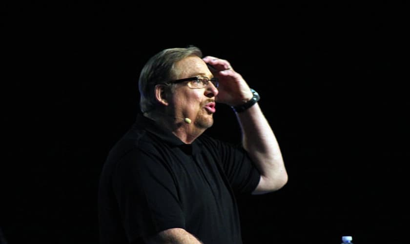 Rick Warren, pastor da Saddleback Church em Lake Forest, Califórnia, durante Conferência de Pastores. (Foto: Sonny Hong /The Christian Post)