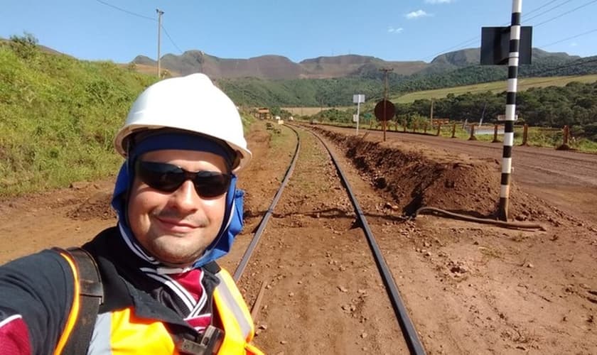 Rawgleison Batista Amaral, de Birigui (SP), é sobrevivente da tragédia em Brumadinho. (Foto: Arquivo Pessoal)