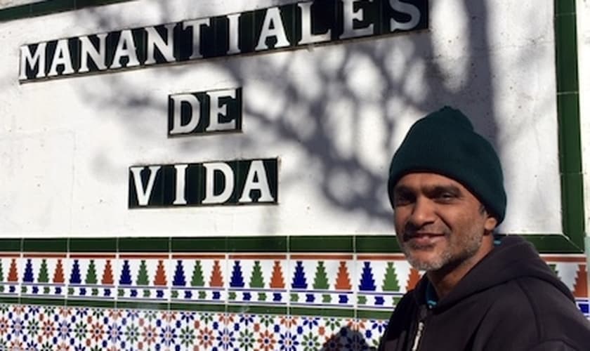 Ab Shaik, cristão que prega aos muçulmanos na Índia. (Foto: Verónica Rossato)