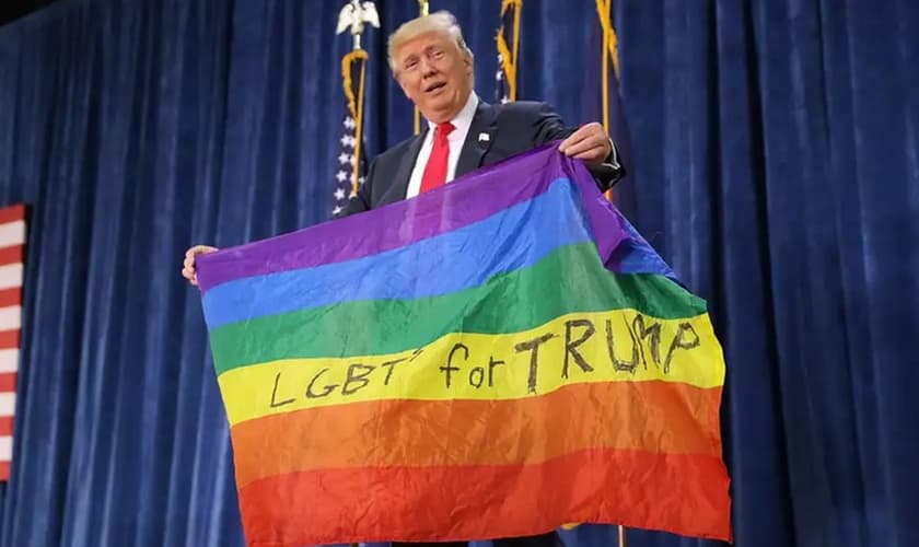 A administração Trump anuncia campanha para lutar pela descriminalização da homossexualidade. (Foto: Reprodução/Getty)
