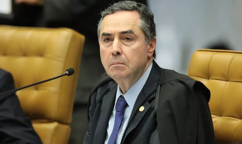Ministro Luís Roberto Barroso durante sessão no Supremo Tribunal Federal. (Foto: Carlos Moura/SCO/STF)