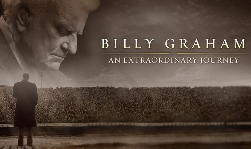 Divulgação do filme “Uma vida extraordinária”, que conta a trajetória do evangelista Billy Graham. (Foto: Divulgação/AEBG)