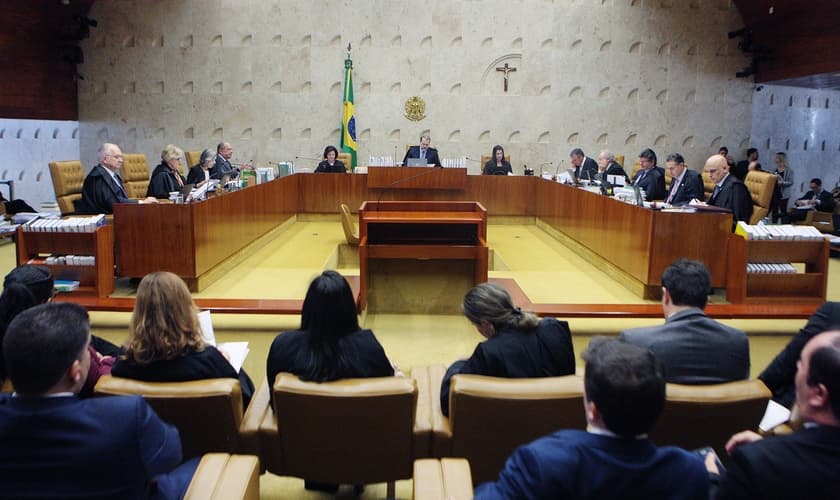 Plenário do STF reunido em 28 de março de 2019. (Foto: Divulgação/STF)