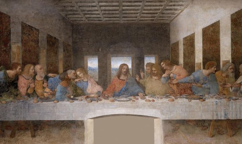 Última Ceia, por Leonardo da Vinci. (Imagem: Wikimedia Commons)