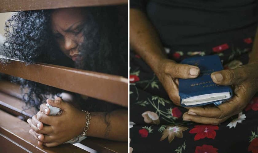 Fé tem sido o caminho dos venezuelanos para suportarem a crise profunda do país. (Foto: Andrea Hernandez/The Washington Post)