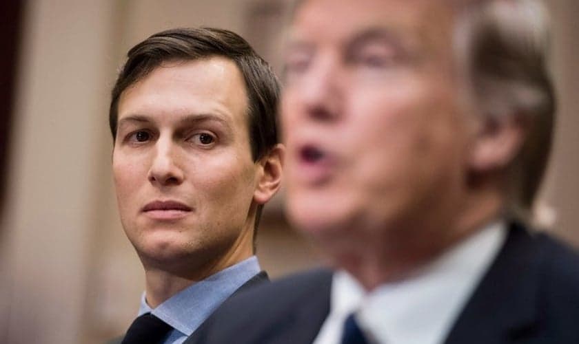 Jared Kushner e o presidente Donald Trump em uma reunião na Casa Branca. (Foto: Jabin Botsford/The Washington Post/Getty Images)