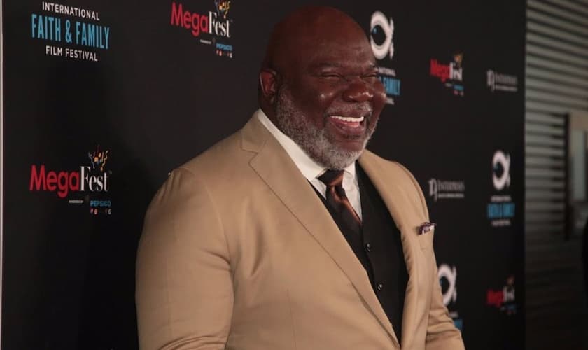 T.D. Jakes, pastor da megaigreja The Potter's House Church. (Foto: Peter Larsen/Stringer/Getty Images)