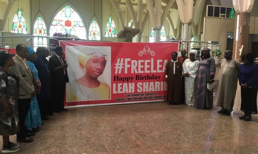 Vigília de Oração na Igreja marca aniversário de Leah Sharibu. (Foto: Reprodução/TVC News)