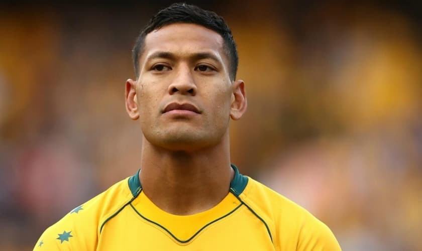 Israel Folau foi demitido por postar versículo bíblico que cita a homossexualidade como pecado. (Foto: Getty Images)