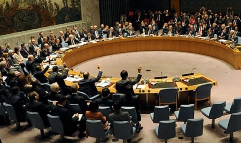 Plenário da ONU em votação. (Foto: Reprodução/Reuters)