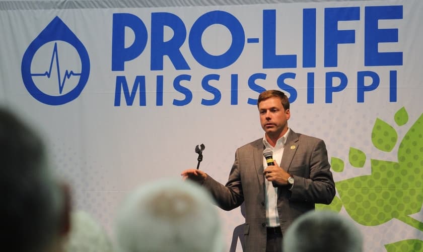 Robert Foster, candidato republicano a governador de Mississipi, em foto de campanha. (Foto: Reprodução/Twitter)