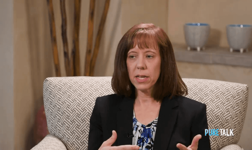 Dra. Georgia Purdom, cientista com PhD em genética molecular. (Foto: Pure Flix)