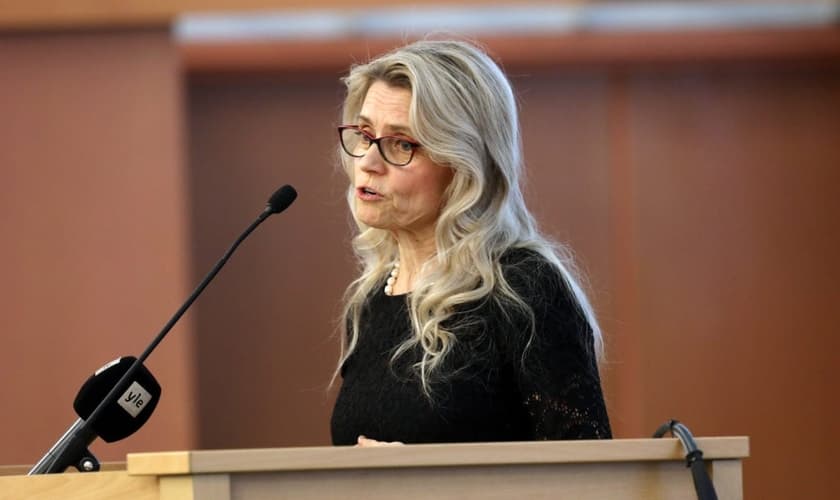 Päivi Räsänen é membra do parlamento da Finlândia e ex-presidente dos Democratas Cristãos. (Foto: AOP)