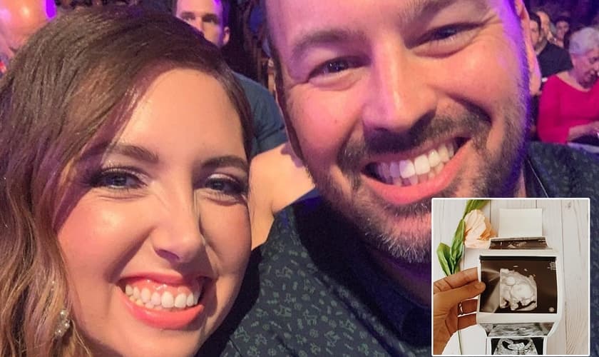 Francesca Battistelli e seu marido Matt oraram para que Deus a curasse de um cisto. (Foto: Reprodução/Instagram)