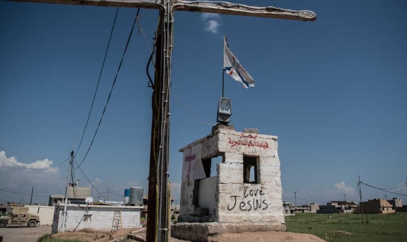 Ruínas deixadas por terroristas do Estado Islâmico. (Foto: Carl Court/Getty Images)
