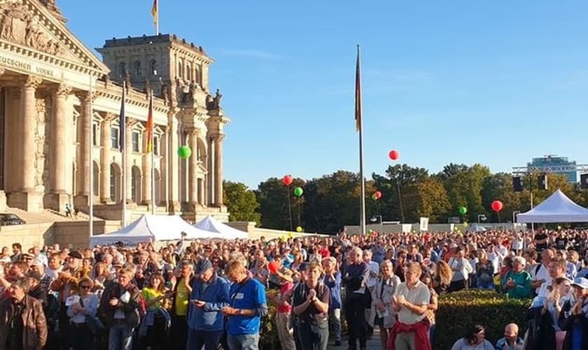 Marcha pela Vida toma as ruas de Berlim. (Foto: Reprodução/Evangelical Focus)