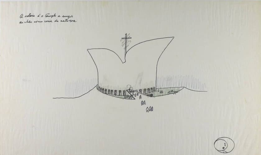 Esboço do projeto para o Museu da Bíblia de Brasília. (Foto: Divulgação/Governo de Brasília)