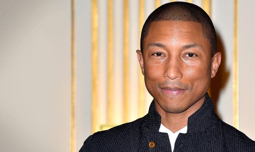 Cantor Pharrell Williams. (Foto: Reprodução/Grammy)