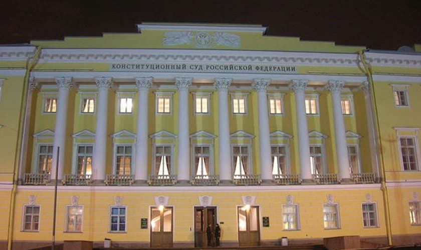 Fachada da Corte Constitucional Russa. (Foto: Reprodução/Premier)