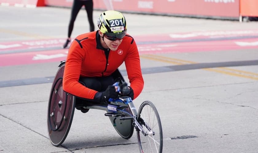 Daniel Romanchuk é recordista mundial na corrida de cadeira de rodas. (Foto: Daniel Romanchuk/Facebook)