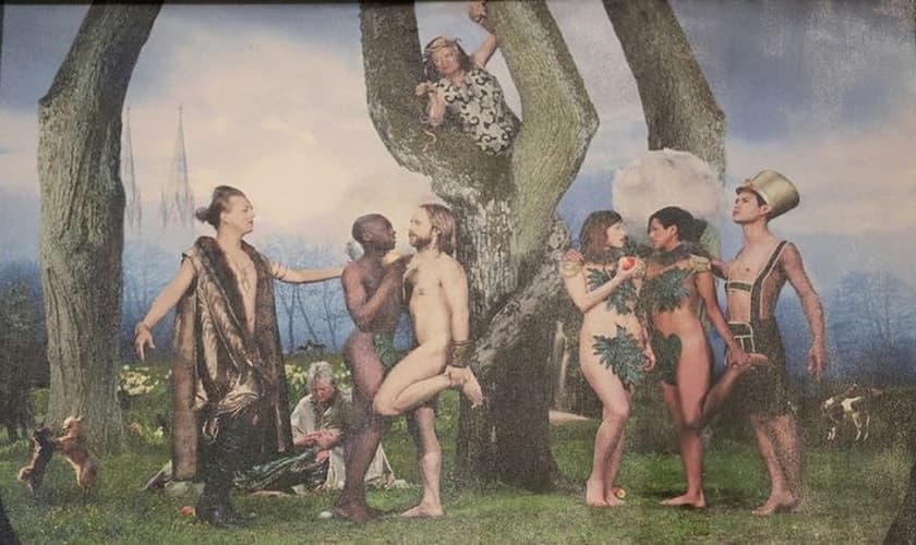 Igreja da Suécia polemiza com inclusão de casais gays no Jardim do Éden (Foto: Reprodução/Twitter)