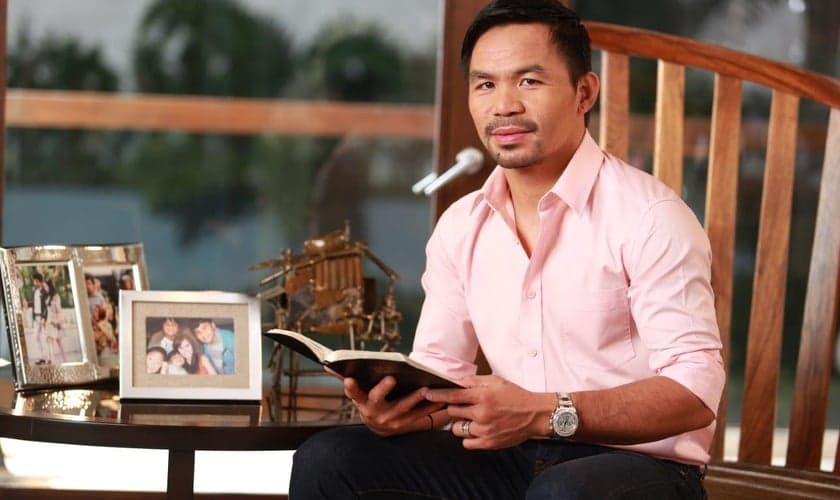 Manny Pacquiao destacou a importância de espalhar a mensagem da Bíblia por todo o mundo. (Foto: Shobizz Portal)