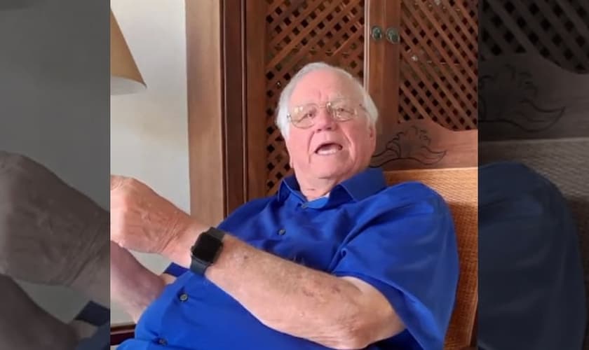 Loren Cunningham, fundador da JOCUM, falou sobre o marxismo. (Foto: Téo Hayashi/Instagram)