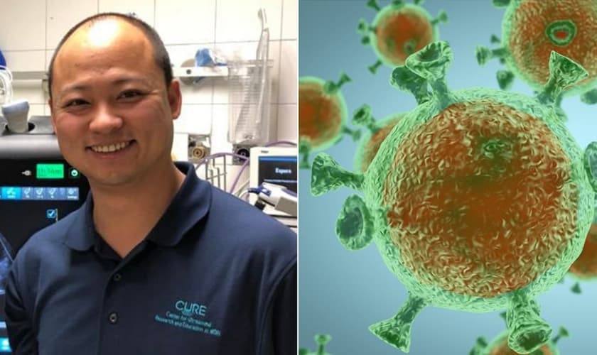 O Dr. Yale Tung Chen afirmou que sua fé cristã o tem ajudado no período de quarentena. (Foto: Yahoo News)