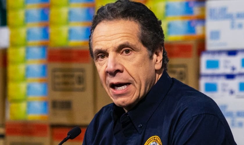 Andrew Cuomo, governador do estado de Nova York. (Foto: reprodução/Christian Headlines)