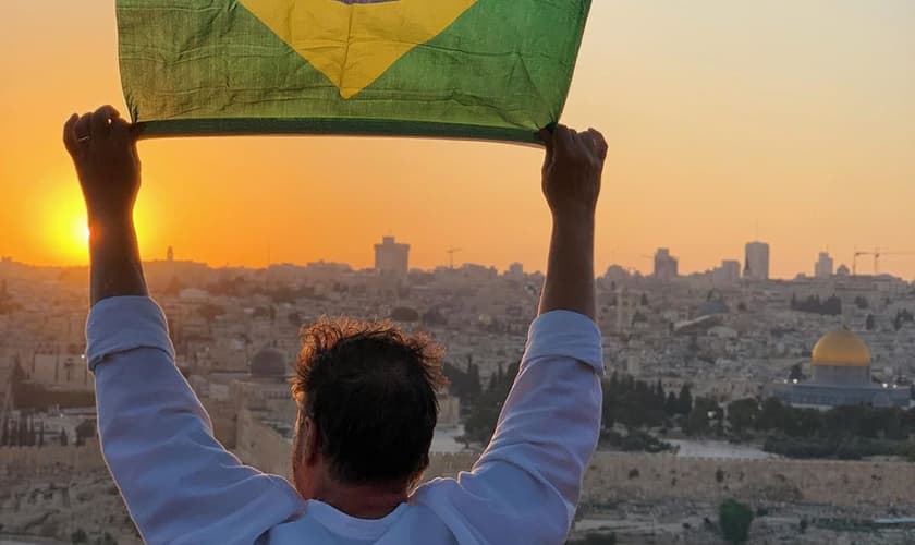 O pastor Joel Engel reforça a importância da conexão entre Brasil e Israel. (Foto: Ministério Engel)