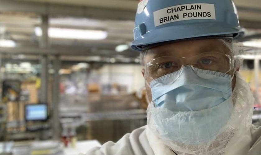 Brian K. Pounds, capelão da Assembleia de Deus que presta serviços em uma empresa americana. (Foto: Reprodução/AG News)