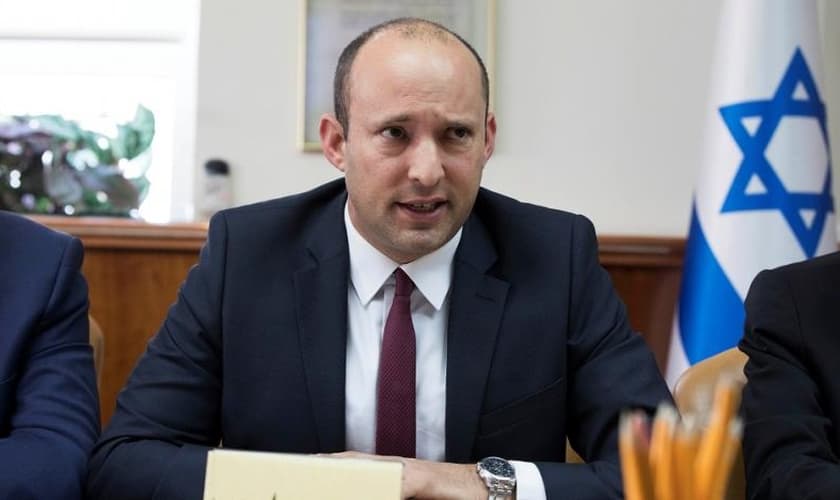 O ministro da Defesa de Israel, Naftali Bennett. (Foto: Reprodução/Reuters)