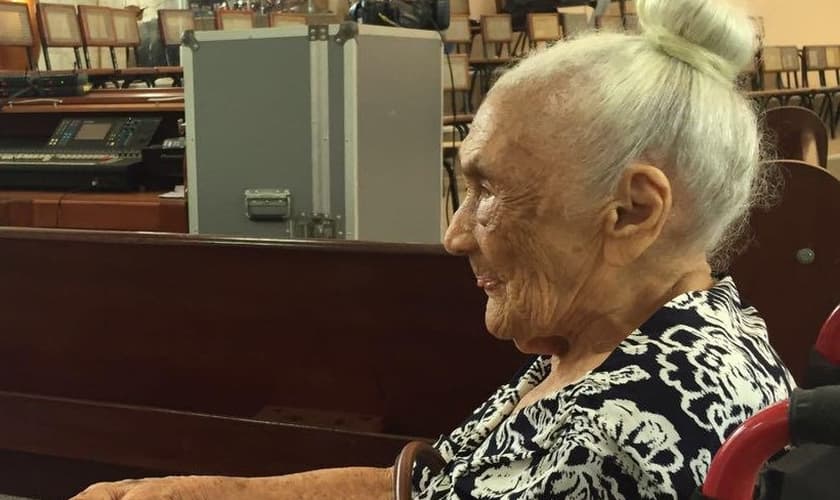 D. Antonina congrega na Igreja Assembleia de Deus Belém do Pará. (Foto: AD Belém do Pará_