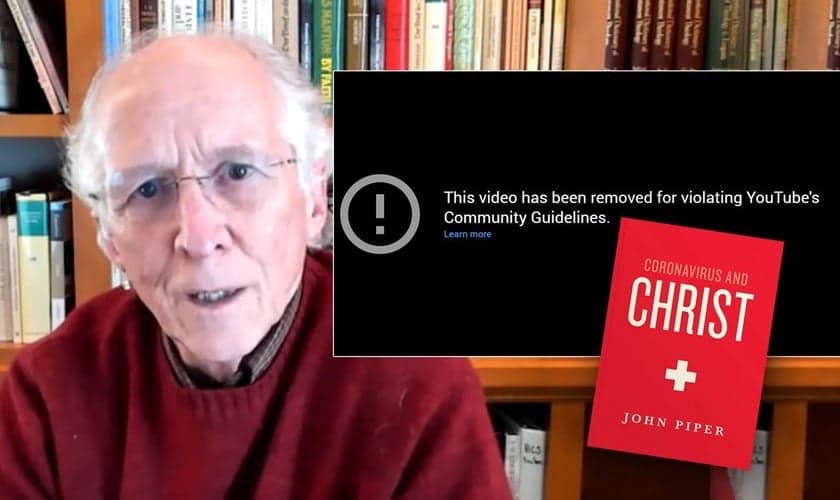 John Piper teve o áudiolivro de seu novo livro "Coronavirus and Christ" removido do YouTube. (Foto: Caldroon Pool)