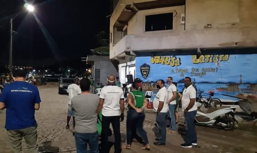 Polícia Militar encerrou culto sem notificar quantidade de pessoas em Salvador. (Foto: Reprodução)