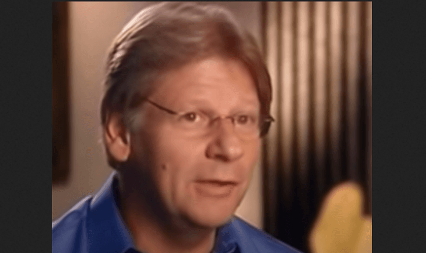 Roy Davidson relata sua experiência milagrosa de cura. (Foto: Reprodução/CBN News)