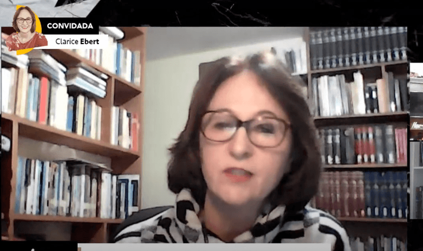 Live com a psicóloga Clarice Ebert. (Imagem Guiame)