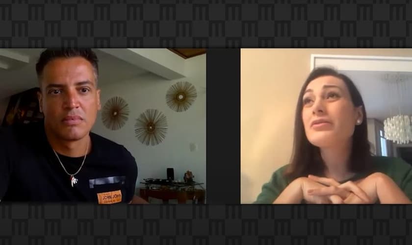 O jornalista Léo Dias entrevistou Andressa Urach. (Imagem: Metrópole / Reprodução)