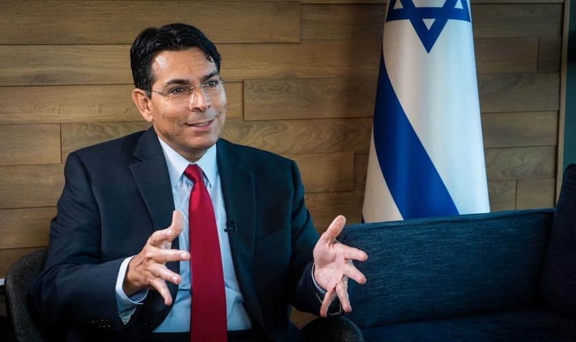 Danny Danon é o embaixador de Israel na ONU. (Foto: CBN News / Jonathan Goff)