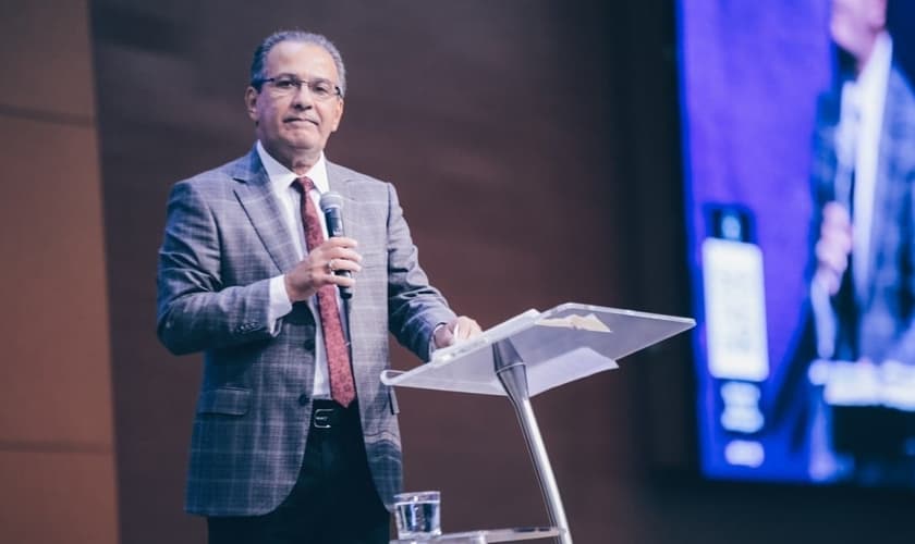 O pastor Silas Malafaia ministrando na Igreja Assembleia de Deus Vitória em Cristo. (Foto: Reprodução / Instagram)