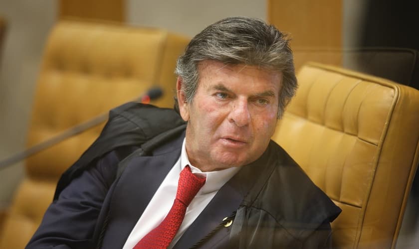 O ministro Luiz Fux assume a presidência do Supremo Tribunal Federal. (Foto: Reprodução / Nelson Jr./SCO/STF)