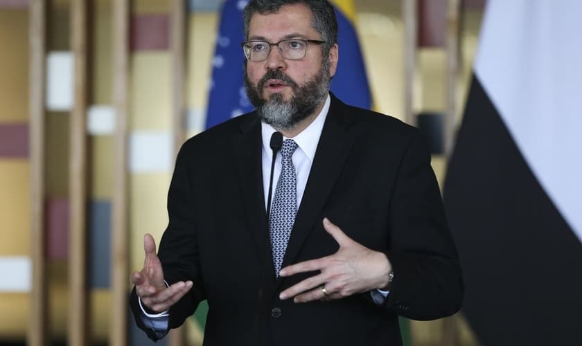 O ministro das Relações Exteriores do Brasil, Ernesto Araújo. (Foto: Agência Brasil)