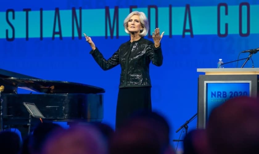 Anne Graham Lotz fala no na Convenção de Mídia Cristã 2020 em Nashville, EUA. (Foto: NRB)