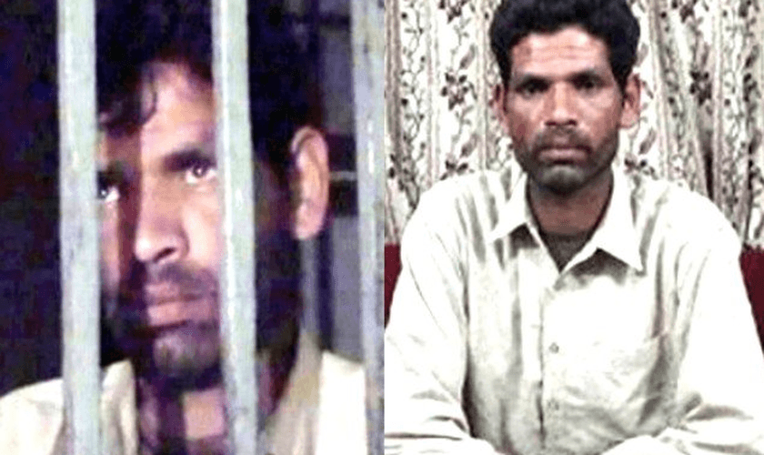 Sawan Masih (à esquerda) foi absolvido pelo Tribunal Superior de Lahore. (Foto: Reprodução / Barnabas Fund)