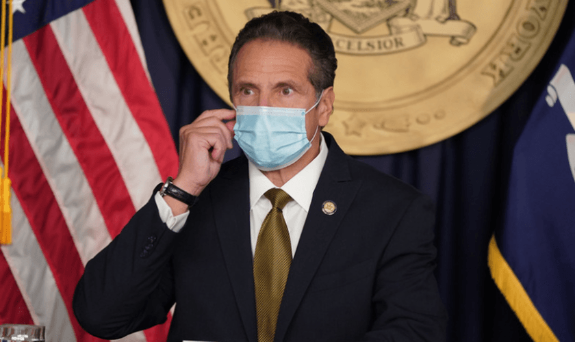 O governador de Nova York, Andrew Cuomo, em entrevista coletiva sobre o coronavírus. (Foto: Flickr/Governor Andrew Cuomo)